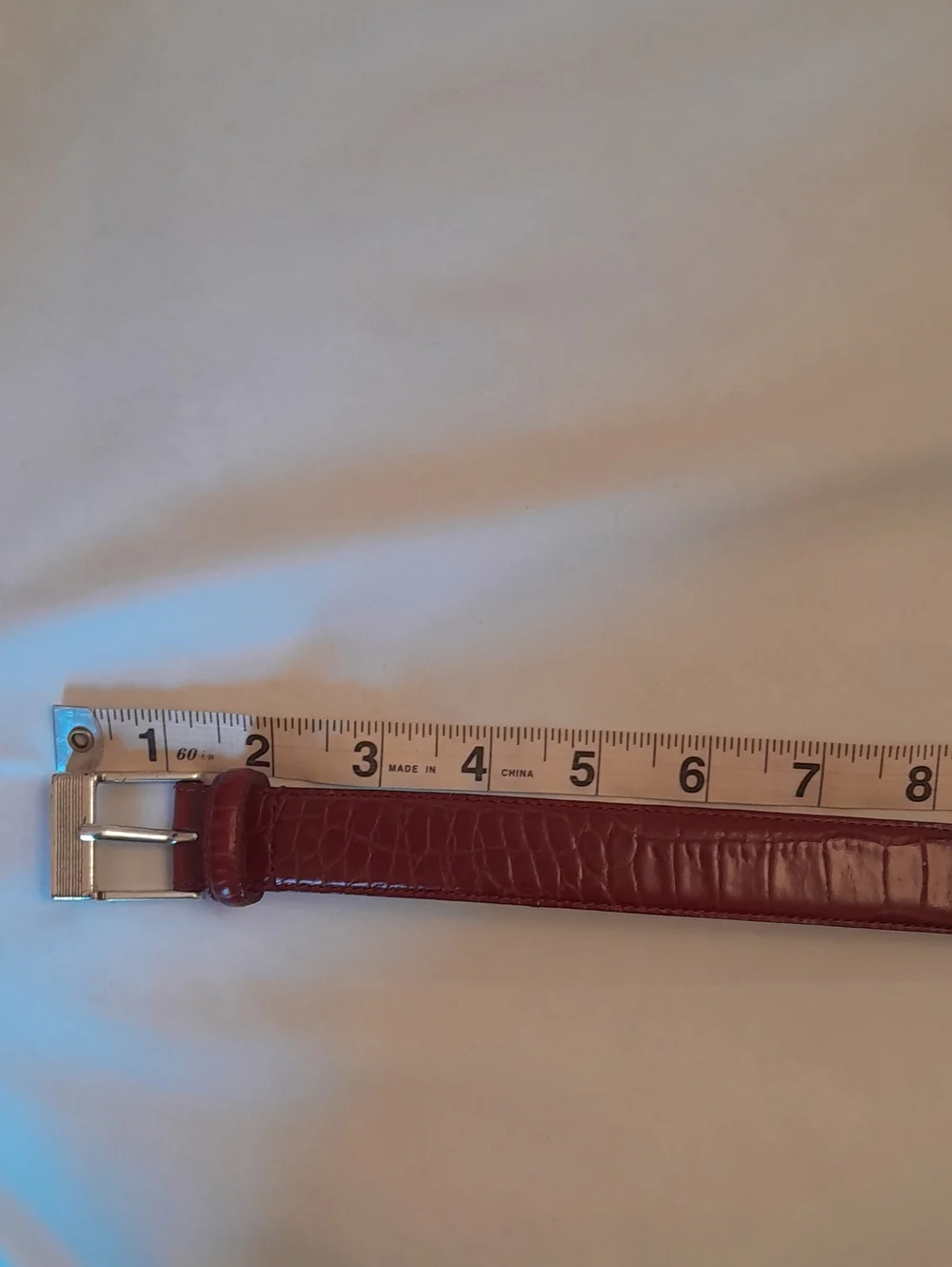 Ralph Lauren Leather Belt - Maroon, XL
